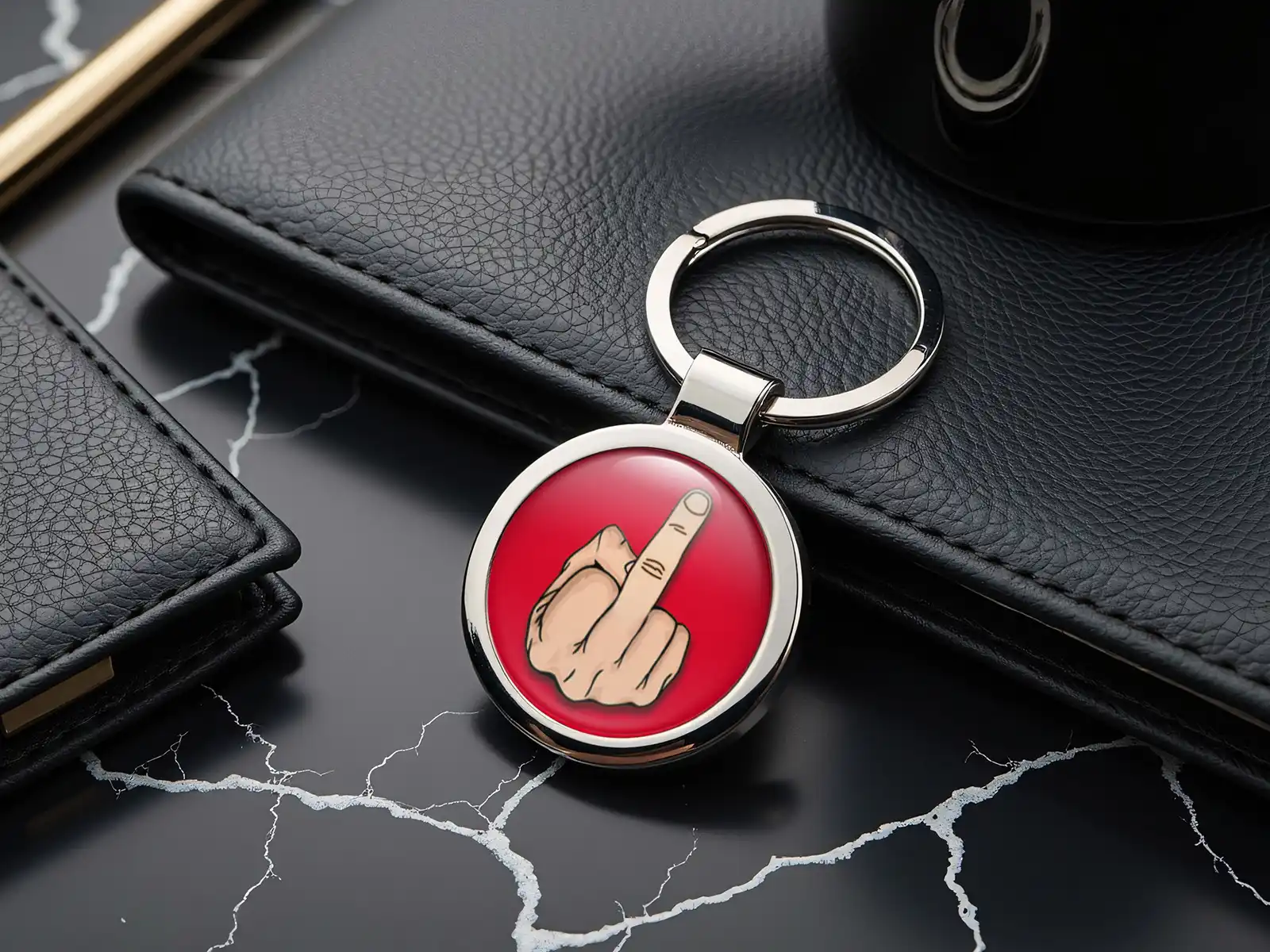 Metal Keychain Sturdy Design High-End Build